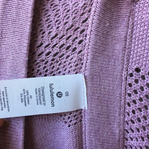 Lululemon Find Your Light Wrap Heathered Vintage Mauve I One Size - Picture 10 of 10